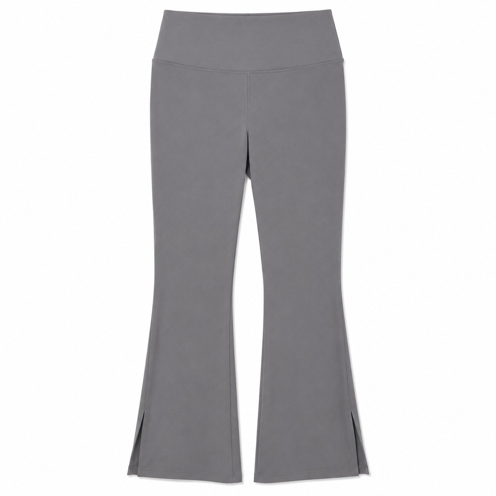 Yogalicious Lux Gray Flare Leggings XL High Rise Yoga Pants